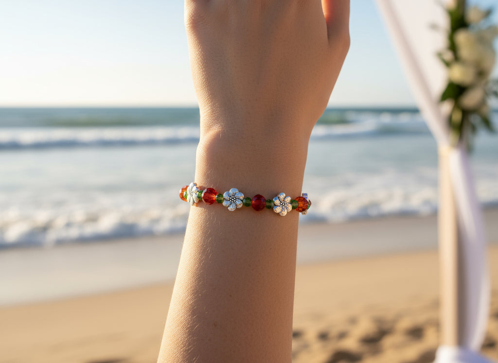 "MAUI" Crystal Beaded Bracelet