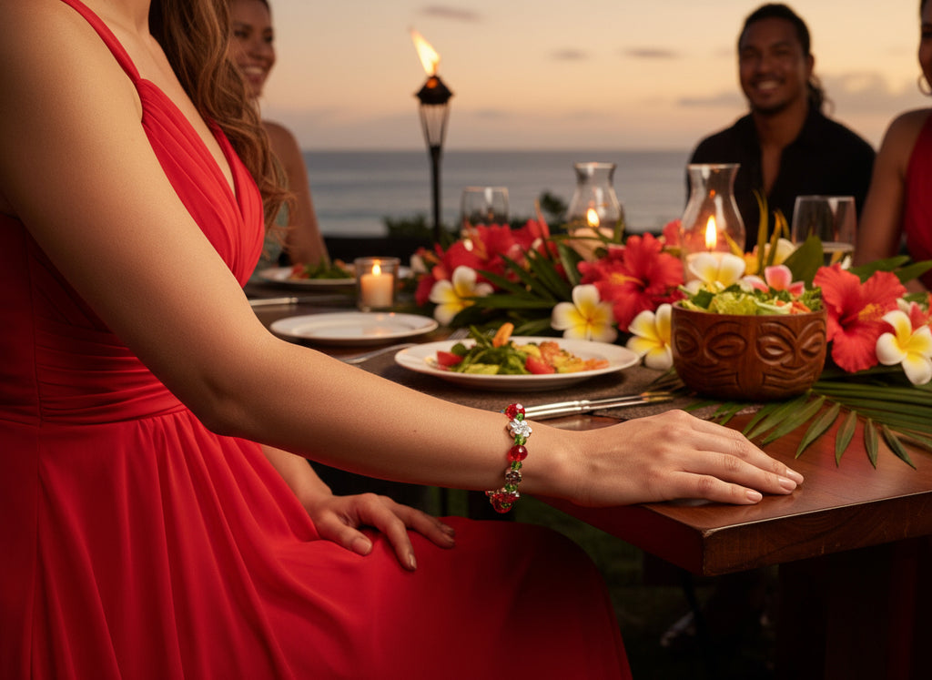 "MAUI" Crystal Beaded Bracelet