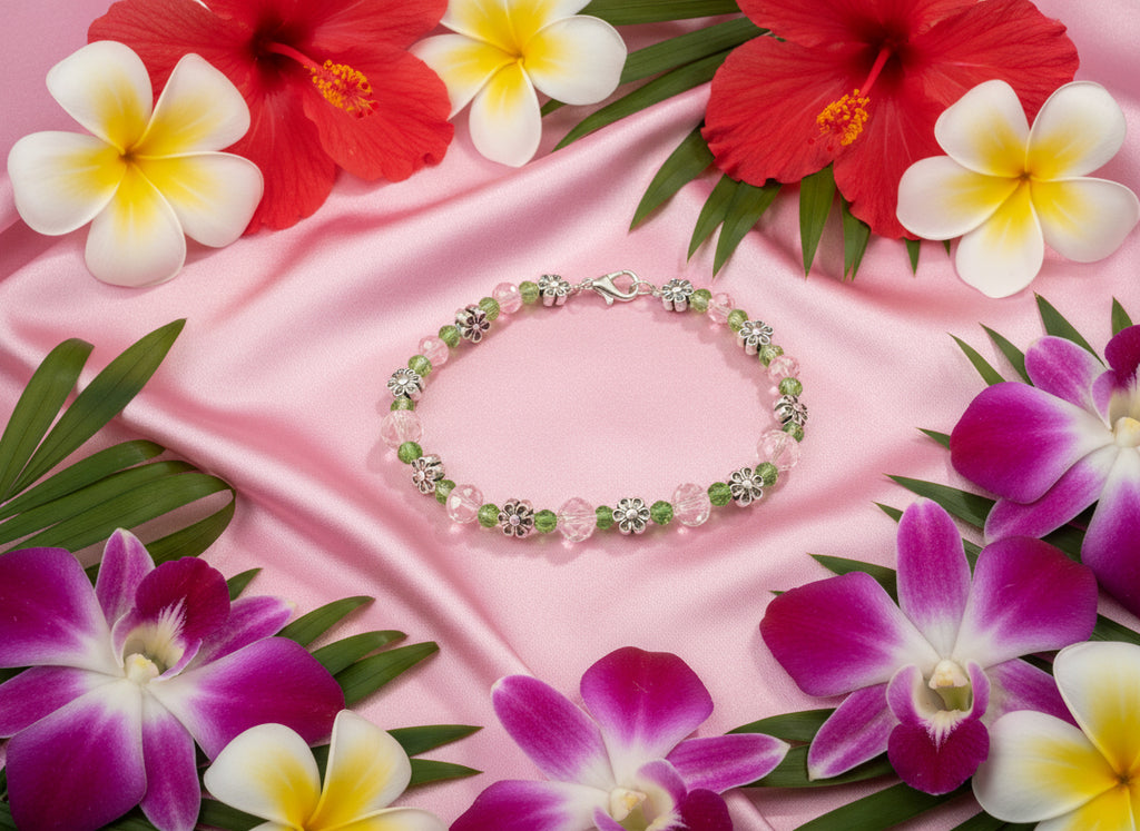 "LANAI" Crystal Beaded Bracelet