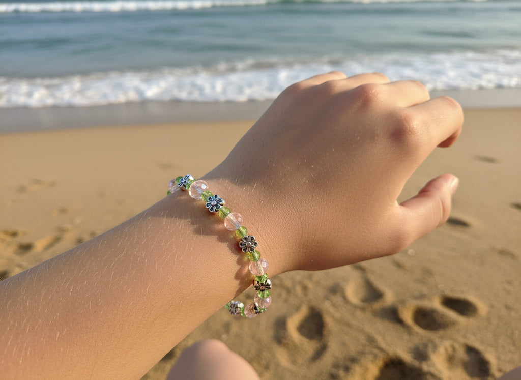 "LANAI" Crystal Beaded Bracelet