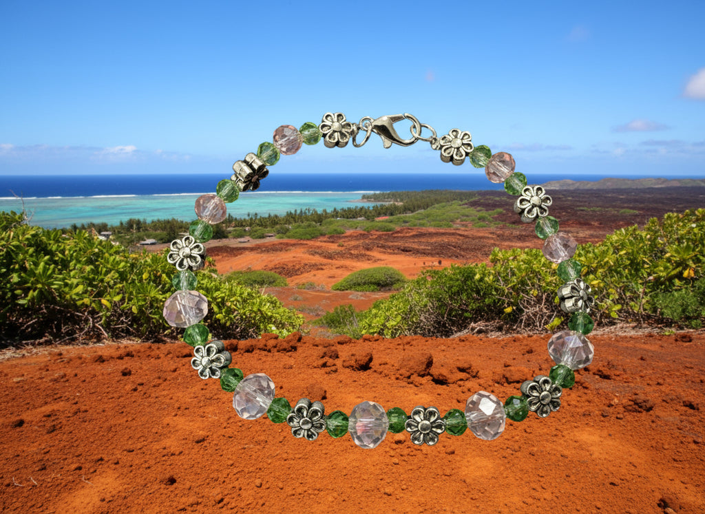 "LANAI" Crystal Beaded Bracelet