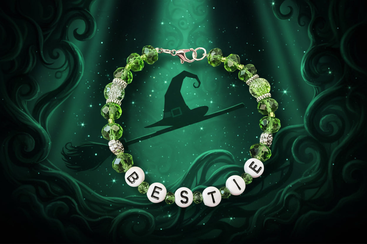 "BESTIE" Beaded Best Friend Bracelet - Lavender