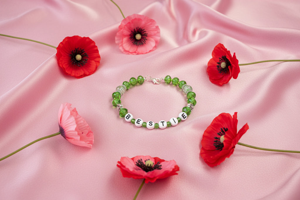 "BESTIE" Wicked Inspired Best Friend Bracelet - Green