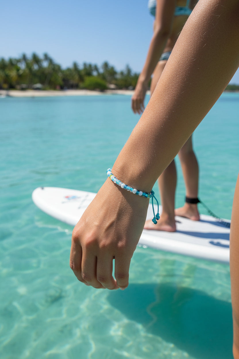 Beach Dreams Corded Beaded Bracelet