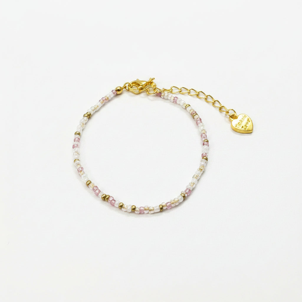 Daisy Days Beaded Adjustable Bracelet