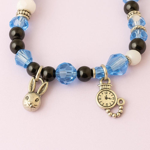ALICE" Disney-Inspired Beaded Charm Bracelet