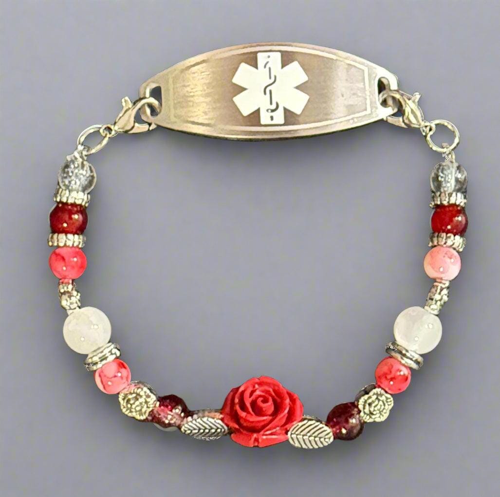 BELLE ID&quot; Disney-Inspired Interchangeable Bracelet for Medical ID