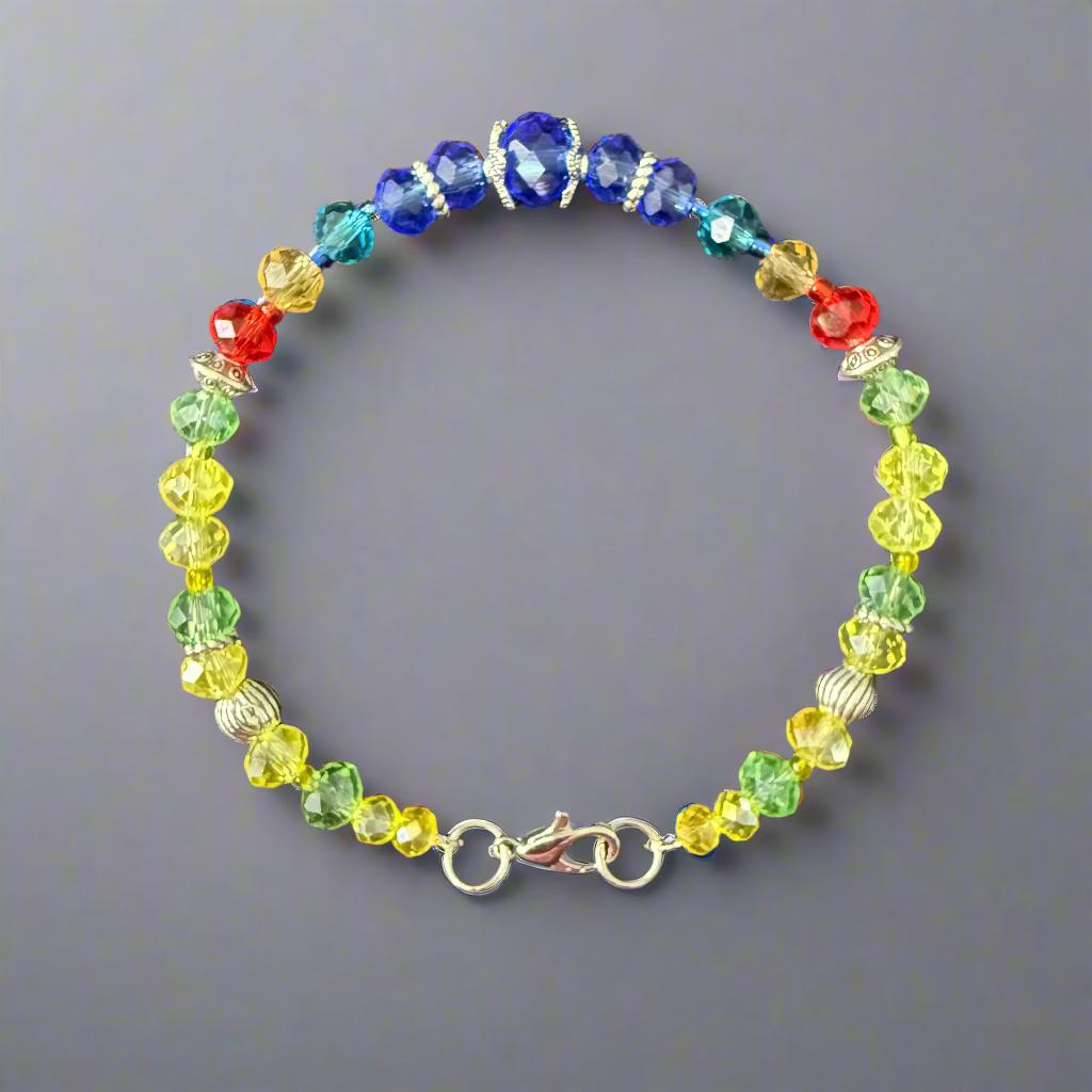 colorful beaded bracelet